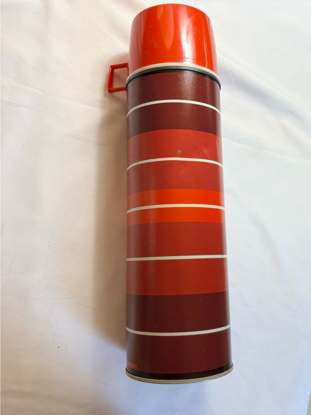 Thermos Red vintage tall metal thermos